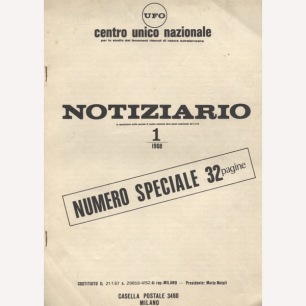 Notiziario UFO (1967-1977) - 1968 - No 01 (32 pages)