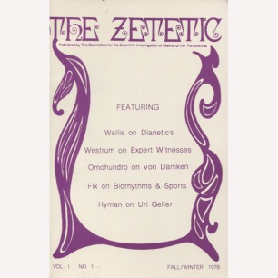 Zetetic/Skeptical Inquier (1976-1989) - 1976 Vol 01 No 01