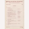 Journal of Scientific Exploration (1987-2005) - 1992 Vol 06 No 03