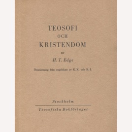 Edge, H. T.: Teosofi och kristendom (Sc)