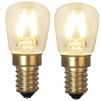 Glödlampa 2-pack päron LED 1,3W - E14