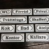 Emaljskylt: Kontor