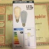 Glödlampa lykta LED Filament 2,3W - E27