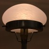 Strindbergslampa mini med vitmarmorerad skärm