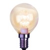 Strindbergslampa mini med vitmarmorerad skärm - TILLVAL: Glödlampa litet klot LED E14 varmt ljus