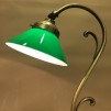 Jugendlampan med liten grön skomakarskärm - Jugendlampan med liten grön skomakarskärm