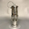 Gruvlykta Miner's Lamp - nickel - liten 17 cm - Minsta gruvlyktan i förnicklad mässing och aluminium