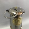 Gruvlykta Miner's Lamp - mässing/nickel  - stor 26 cm