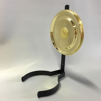 Väggreflektor i mässing (Reservdel till fotogenlampa) - Rund reflektor i mässing