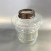 14''' hängoljehus (till bl.a. Torparelampor) glas/antikoxiderad (Oljehus till fotogenlampor)