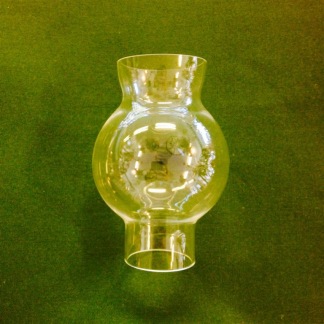 34 mm - Linjeglas 5''' / 6''' klotformat (Glas till fotogenlampa) - Linjeglas 5''' / 6''' (34 mm) grynet klotformad