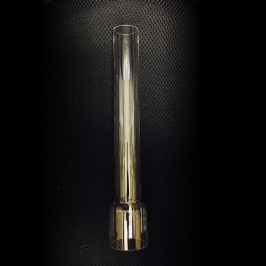 44 mm - Linjeglas 12''' rak modell (Glas till fotogenlampa) - Linjeglas 12''' (255 mm högt)