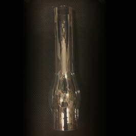 63 mm - Linjeglas 20''' smalare sort (Glas till fotogenlampa) - Linjeglas 20''' lång smal  (diameter 63 mm, höjd 270 mm - kula 73 mm)