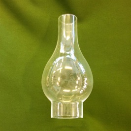 52 mm - Linjeglas 14''' lökformat (Glas till fotogenlampa) - Linjeglas 14''' lökformat KORT 18 cm