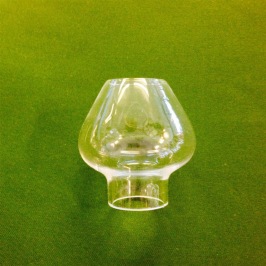 31 mm - Linjeglas 3''' cognacsformad (Glas till fotogenlampa) - Linjeglas 3''' (31 mm) cognacsglasformad (lilla cafélampan)