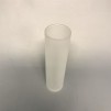 Cylinderglas 40x150mm frostat (reservglas till bl.a. Cabinlite) - Cylinderformat danskt glas