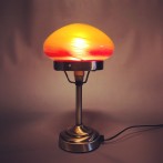 Strindbergslampa mini med varmmelerad skärm