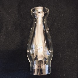 75 mm - Lotus (rak kant) (Glas till fotogenlampa) - Linjeglas Lotus stor med rak kant  (75 mm )