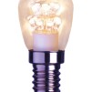 Klockskärmslampa 70-talsnostalgi pastellturkos - TILLVAL: Glödlampa LED päron 0,7 watt