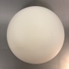 Klotkupa Ø 20 cm matt med 65 mm hål utan krage