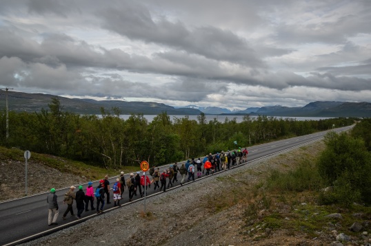 Sista delsträckan 2018, vi har inte långt kvar till Treriksröset foto: Kim Svensson Sista delsträckan 2018, vi har inte långt kvar till Treriksröset foto: Kim Svensson