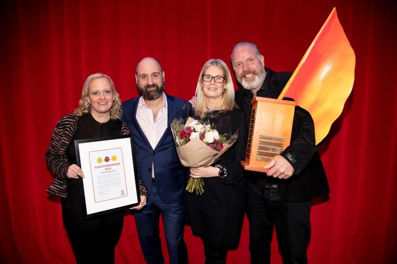 På bilden: Anne Paiho, Calle Nathanson, Carina Kenning och Patrick Nyberg. Foto: Magnus Sandberg På bilden: Anne Paiho, Calle Nathanson, Carina Kenning och Patrick Nyberg. Foto: Magnus Sandberg