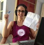 Lolita Webelman från Mexiko, min bästa lärare under utbildningen i Rishikesh - en brygga mellan öst och väst.