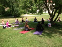 Sommaryoga i Vinterviken 2013