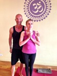 Medicinsk yoga i Berlin sommaren 2014.