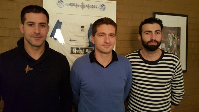 Från höger: Ernes Haracic, Nerim Sumun och Edin Zverotic.