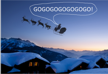 Vid tidens begynnelse sa tomten förstås "gogogogogo", alla trodde tomten sa detta till sina renar, men han syftade förstås på sin posse! Vid tidens begynnelse sa tomten förstås "gogogogogo", alla trodde tomten sa detta till sina renar, men han syftade förstås på sin posse!