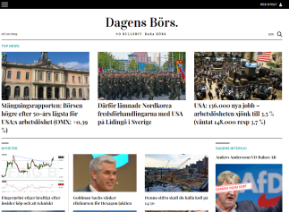 Sveriges nya finanstidning - Dagens Börs. Av engagerade skribenter - för seriösa läsare som är intresserad av ekonomi och börs, men som vill slippa bullshit. Sveriges nya finanstidning - Dagens Börs. Av engagerade skribenter - för seriösa läsare som är intresserad av ekonomi och börs, men som vill slippa bullshit.