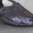 Svarta glitter sandaler