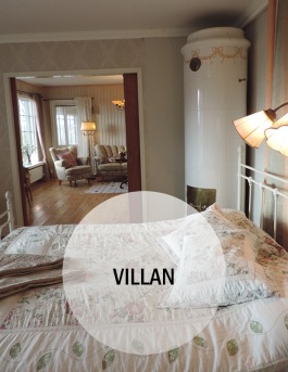 Logi i självhushåll VILLAN på Hotell & SPA Lögnäs Gård utanför Laholm i södra Halland