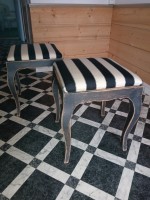    Taburetter 1800tal nyomklädda