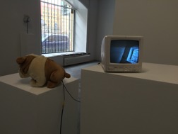 I Never Had Hair On My Body Or Head. 1995. Teddybear, surveillance camera, monitor I Never Had Hair On My Body Or Head. 1995. Teddybear, surveillance camera, monitor