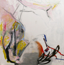 GLÄNTAN, VARSEL, GRENEN OCH LJUSET. olja på duk. 200 x 200 cm GLÄNTAN, VARSEL, GRENEN OCH LJUSET. olja på duk. 200 x 200 cm