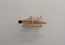 Arkitektur 2. 2013. Varierande trämaterial. 43x33x17 cm Arkitektur 2. 2013. Varierande trämaterial. 43x33x17 cm