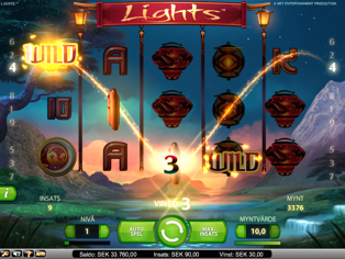 Nya NetEnt-spelet Lights Nya NetEnt-spelet Lights