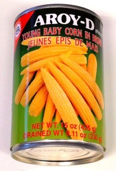 Aroy-D Young Baby Corn in Brine 425g