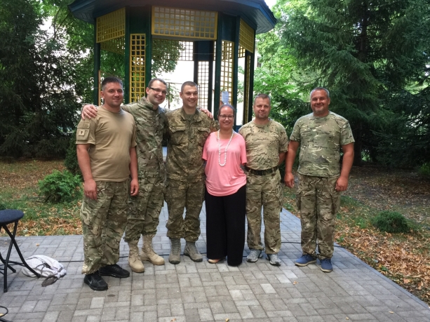 The hospital chaplains and me! The hospital chaplains and me!
