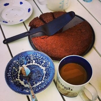 Kladdkaka och kaffe = balsam för själen