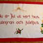 En fin handbroderad julbonad - En fint broderad julbonad