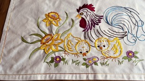 En  välbroderad påskbonad - En fin påskbonad