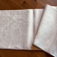 Sy fyra vackra damast servetter