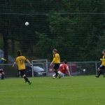 0-1 en boll som linus lyck lyfter över keepern