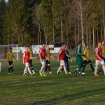 inmarsch till årets premiärmatch på Hovet