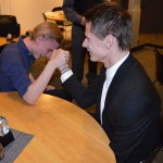 Emil Rygert är en lika stor kämpe i armbrytning som i fotboll