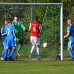 0-1 bollen på väg in
