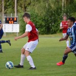 En av sju juniorer som var med i Rött å Vitt - Hampus Bäck